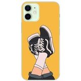 Apple iPhone 12 Mini Sneakers Bedrukt Siliconen Hoesje