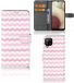 B2Ctelecom Samsung Galaxy A12 Telefoon Hoesje Waves Roze