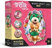 Trefl Wood Craft Junior Happy Trefliks Puzzel 1000 Stukjes Hout FSC Meerkleurig