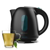 Cecotec Thermosense 140 Waterkoker, 1 l, 2.200 W, snel opwarmen, anti-kalkfilter, vrij van BPA en andere giftige stoffen, basis met 360 graden rotatie, container zonder kabel