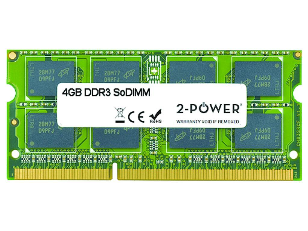 2-Power 4GB MultiSpeed 1066/1333/1600 MHz SoDIMM Memory