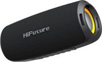 HiFuture Gravity Enceinte - Bluetooth 5.3 - 12 heures d'autonomie - Étanche IPX7 - Noir