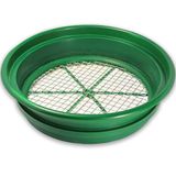SE GP2-1100 gepatenteerde stapelbare 13-1⁄4\" Sifting Pan, Mesh Size 1/100\" 1/2 Inch Groen
