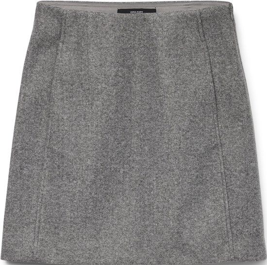 VERO MODA VMFORTUNEALLISON HW SHORT SKIRT GA NOOS Women's Skirt - Size M - Medium Grey Melange