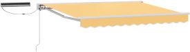 vidaXL Parasol électrique solaire 5 x 3,5 m Sable