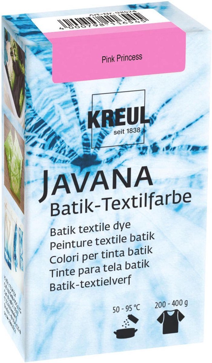 Kreul Lichtroze Batik Textile Dye - 70ml tie dye verf