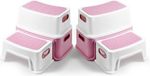 Babyjem pot de toilette avec marchepied, 2 marches, rose