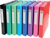 Exacompta Iderama elastobox uit gelamineerd karton, rug van 4 cm, met rugetiket, geassorteerde kleuren