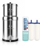Aquaticstream 8.5L Gravity Filtration System™ | Coldstream FTO+ Filters + Stainless Steel Spigot