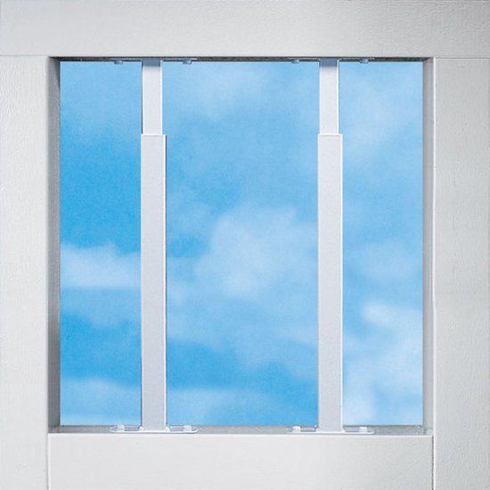 Secu SecuBar Duo Klapraam Beveiliging - Wit - 310-550mm