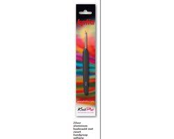 KnitPro Haaknaalden softgrip aluminium 5.50mm zwart