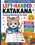 Left-Handed Katakana Drawing Workbook for Kids