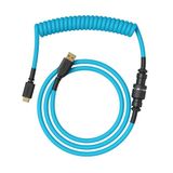 GLORIOUS Premium Spiraalkabel Electric Blue Custom