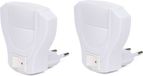 Benson Nachtlamp - 2 stuks - 1 watt - Wit - Warm wit licht