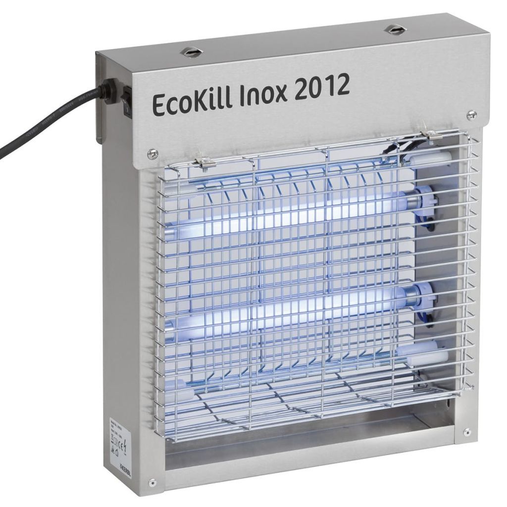 Kerbl Elektrische vliegendoder EcoKill Inox 2012 zilver roestvrij staal 299930
