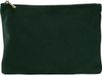 BagBase - Pochette d'accessoires en velours - Vert émeraude foncé - S