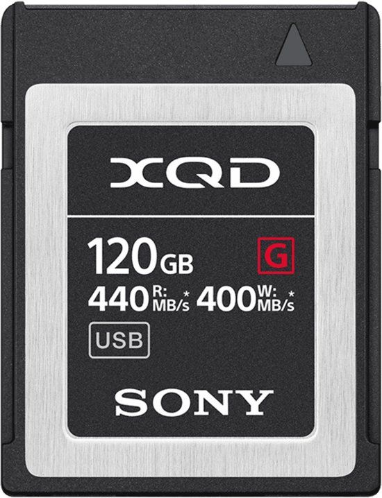 Sony 120GB XQD G-Series Memory Card - 440MB/s