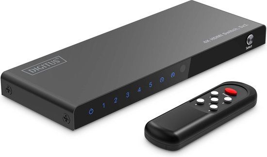 Digitus 4K HDMI Switch 5 Input > 1 Output