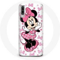 Maniacase Hoesje voor Samsung Galaxy A70 Minnie Mouse Schattig cartoon roze