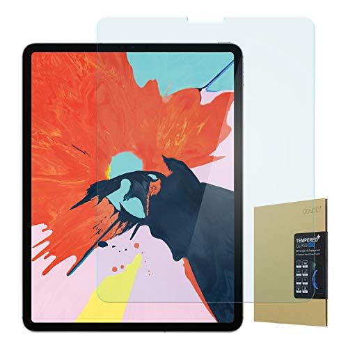 doupi Pantserfolie voor iPad Pro (12,9 inch) model 2018, 2020, 2021, premium 9H gehard glas HD scherm bescherming glasfolie