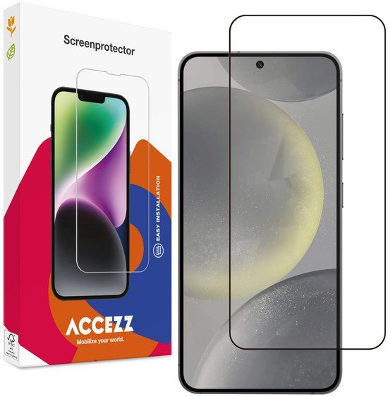Accezz Screen Protector - Gehard Glas Full Cover voor Samsung Galaxy S24 / S25