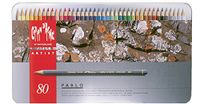 Caran d'Ache Pablo kleurpotloden, 80 kleuren in metalen etui