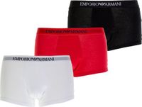 Emporio Armani Boxershorts Heren Maat L Wit/Rood/Zwart