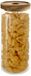 Orion Pot de stockage - 1,6 l - Verre - Avec couvercle en acacia - Hermétique