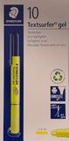 Staedtler Textsurfer Gel Markeerstift voor inkjetuitdrukkingen met draaimechanisme lijnbreedte 3 mm 10 stuks geel