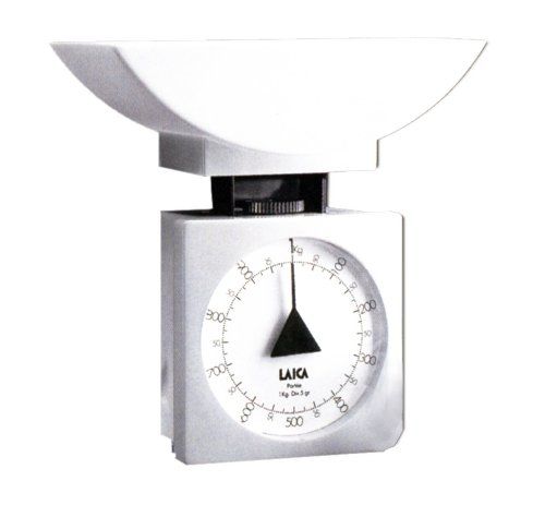 Laica K711 Mechanische keukenweegschaal - 1 kg - wit - kunststof