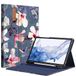 Fintie Case voor Samsung Galaxy Tab S8 11 inch 2022 /S7 11 inch 2020, Folio-beschermhoes met meerdere hoeken en S-penhouder Documentsleuven Auto Sleep/Wake, Blooming Hibiscus