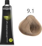 L'Oréal Professionnel L'Oréal - INOA - 9.1 Zeer Licht Asblond - 60 gr