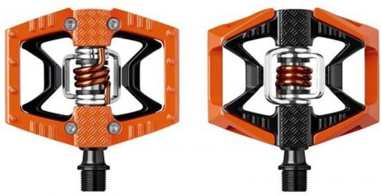 Crankbrothers PEDAAL CBR DOUBLE SHOT OR/ZW STEL