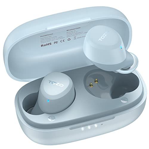 TOZO A1 Mini draadloze oortelefoon, Bluetooth 5.3 in het oor, blauw