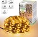 ecd germany LED Micro Cluster lichtketting 18 m met 600 warmwitte LED's en 8 functies