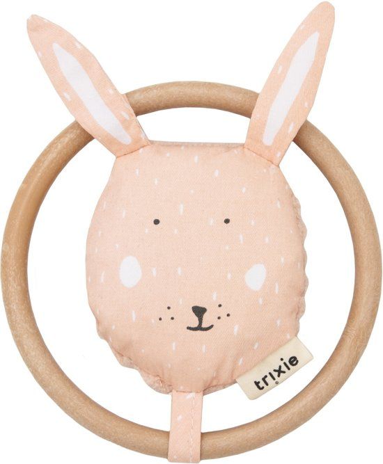 TRIXIE - Rammelaar - Mrs. Rabbit - Roze/Multicolor - Unisex