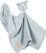 Roba Organic Lil Planet Knuffeldoek - Biologisch Katoen - met Berengezicht - Lichtblauw