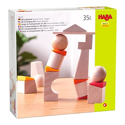 Haba 306793 3D-Lespiel Schone Torens - Houten ballen