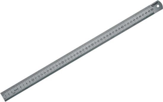 Maped Office Stalen Liniaal - 50 cm - Met Gegraveerde Maatverdeling - 3154141185007