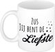 Bellatio Decorations Shoppartners Bv Zus jij bent de liefste mok wit - verjaardag - cadeau beker zus / zusje