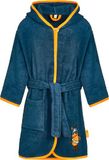 PLAYSHOES Badjas 'DIE MAUS PIRAT' marine / chocoladebruin / oranje