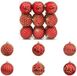 vidaXL Kerstbalset XL 18 stuks Rood en Goud 8 cm Polystyreen