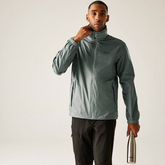 Regatta Lyle IV Heren Regenjas Waterdicht Ademend Lichtgewicht XXXL Grijs