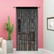 Merkloos Rideau anti-mouches en perles - décoratif et fonctionnel - 1 pièce - Noir - 90x245cm