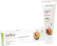 MELICA ORGANIC Biologisch Natuurlijke TANDPASTA bij Bloedend tandvlees met KASTANJE-EXTRACT, XYLITOL en KALIDENT- CALCIUM zonder Fluoride, SLS, antiseptica 100g