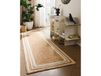 benuta Tapis en jute pure Jutta - Blanc - 80 x 250 cm