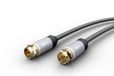 Goobay 78503 coax-kabel 1,5 m F-type Zwart