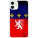 Apple Siliconen hoesje compatibel met iPhone 12 Mini Lyon Flag