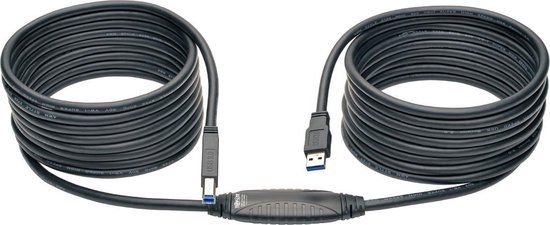 Tripp Lite U328-025 USB-kabel 8 m USB 3.2 Gen 1 (3.1 Gen 1) USB A USB B Zwart