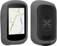 kwmobile hoes geschikt voor Garmin Edge 840 / Edge 540 - Silicone beschermhoes voor fietsnavigatie - grijs